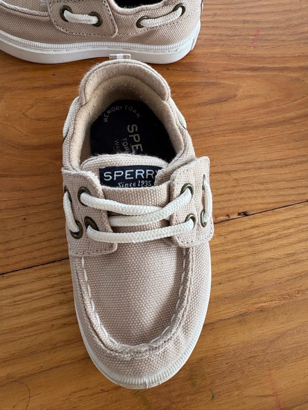Sperry Topsider Toddler Canvas Boat Shoes